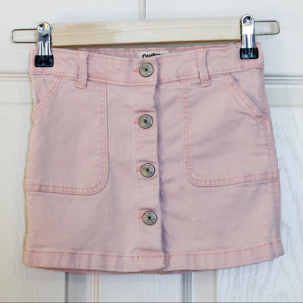 🌸4 for $20🌸 Girl’s Pink Denim Button Down Skirt